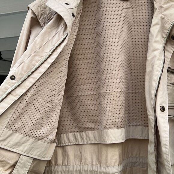 Weekender Convertible Jacket Traveler Adventure Series Khaki/Tan Mens Size Large - Picture 5 of 16